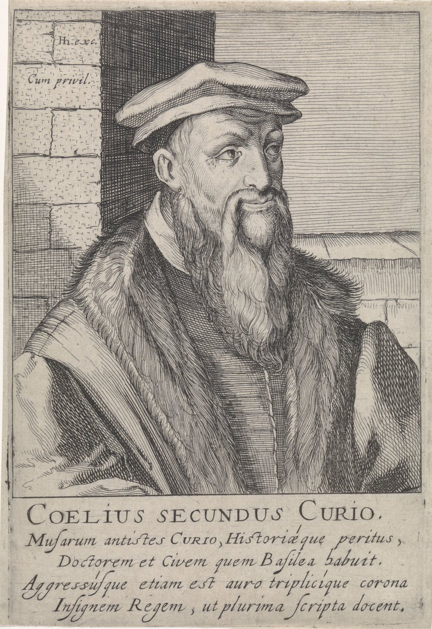 Caelius Secundus Curio portréja alkotó: Simon Frisius