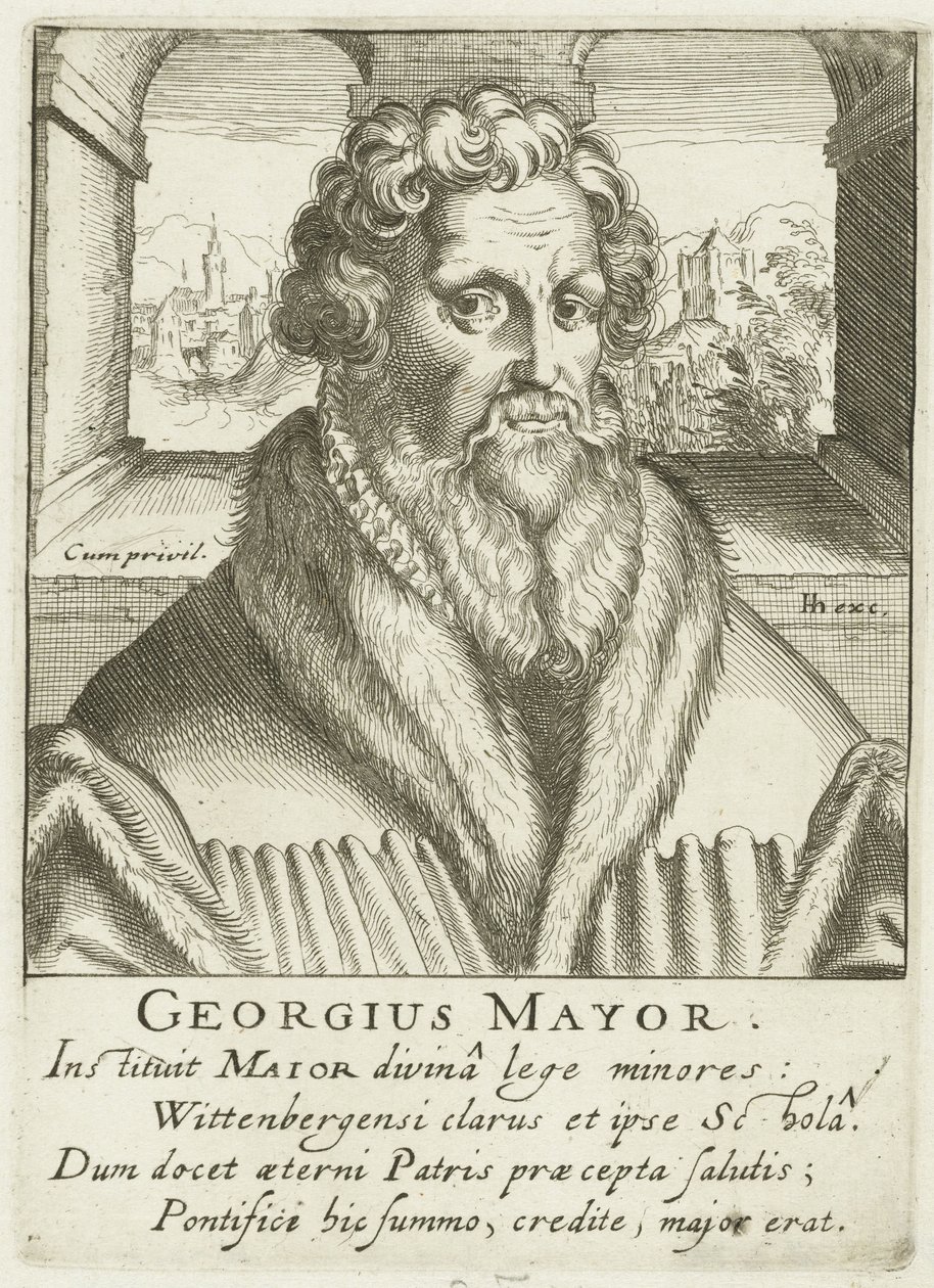 Georgius Mayr portréja alkotó: Simon Frisius
