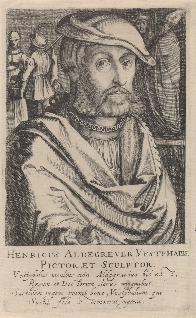 Heinrich Aldegrever portréja alkotó: Simon Frisius