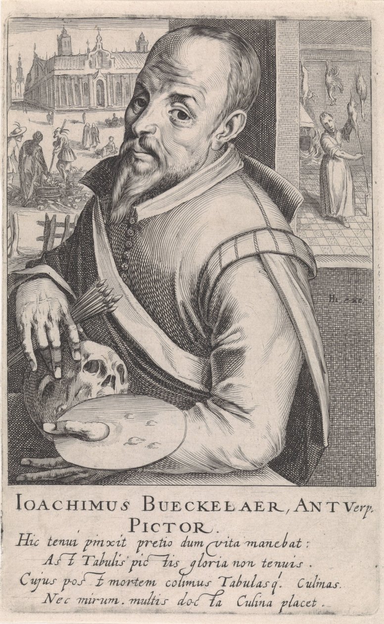 Joachim Beuckelaer portréja alkotó: Simon Frisius