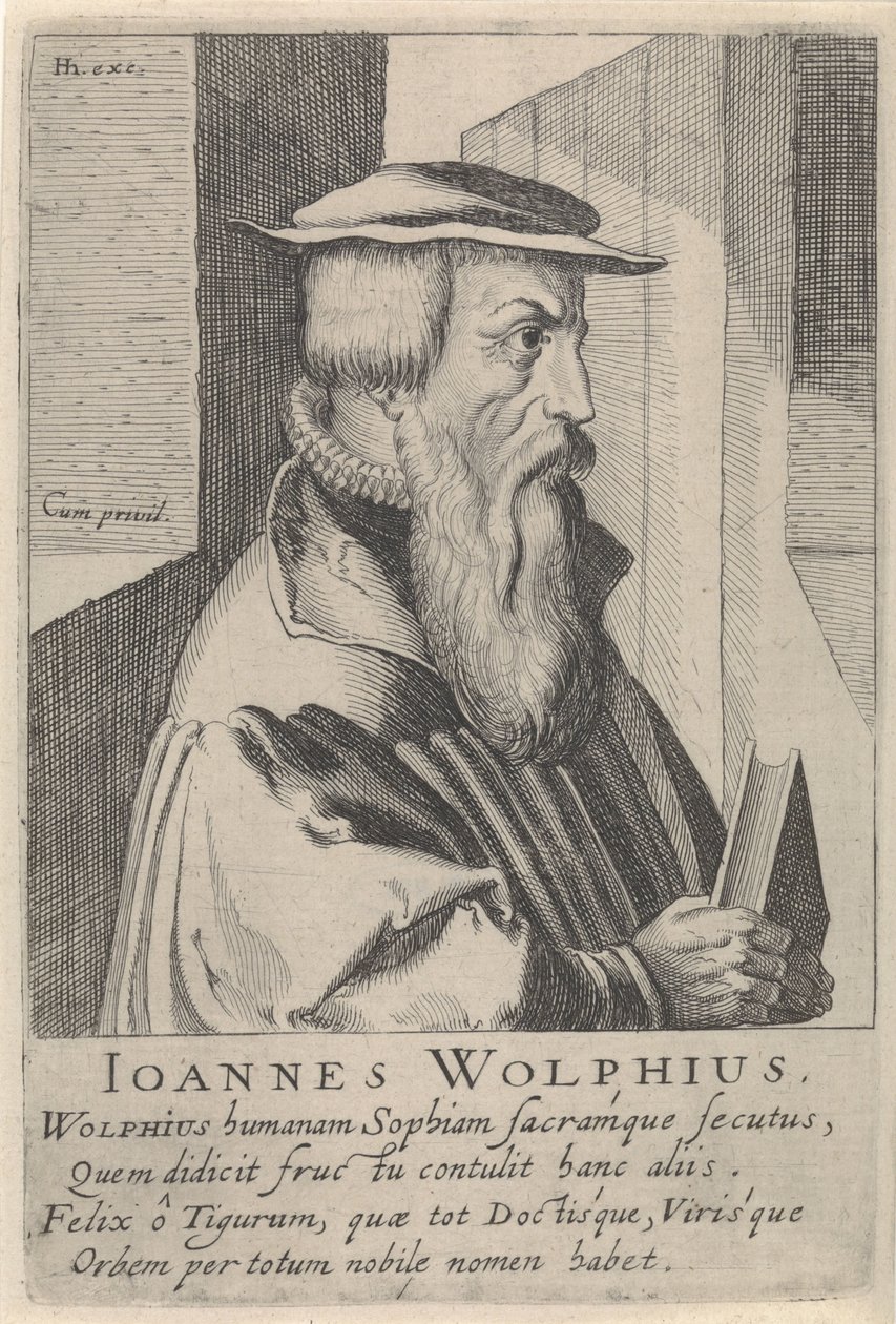 Johann Wolf portréja alkotó: Simon Frisius