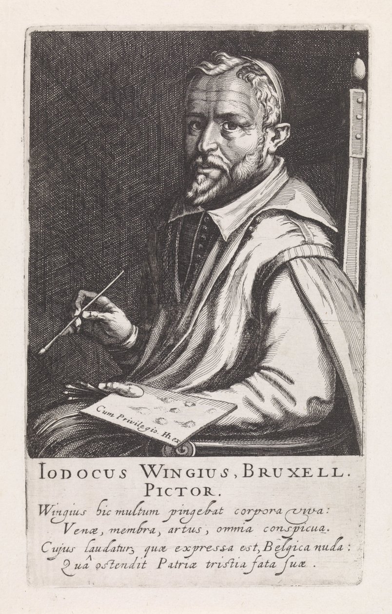 Joos Winghe portréja alkotó: Simon Frisius