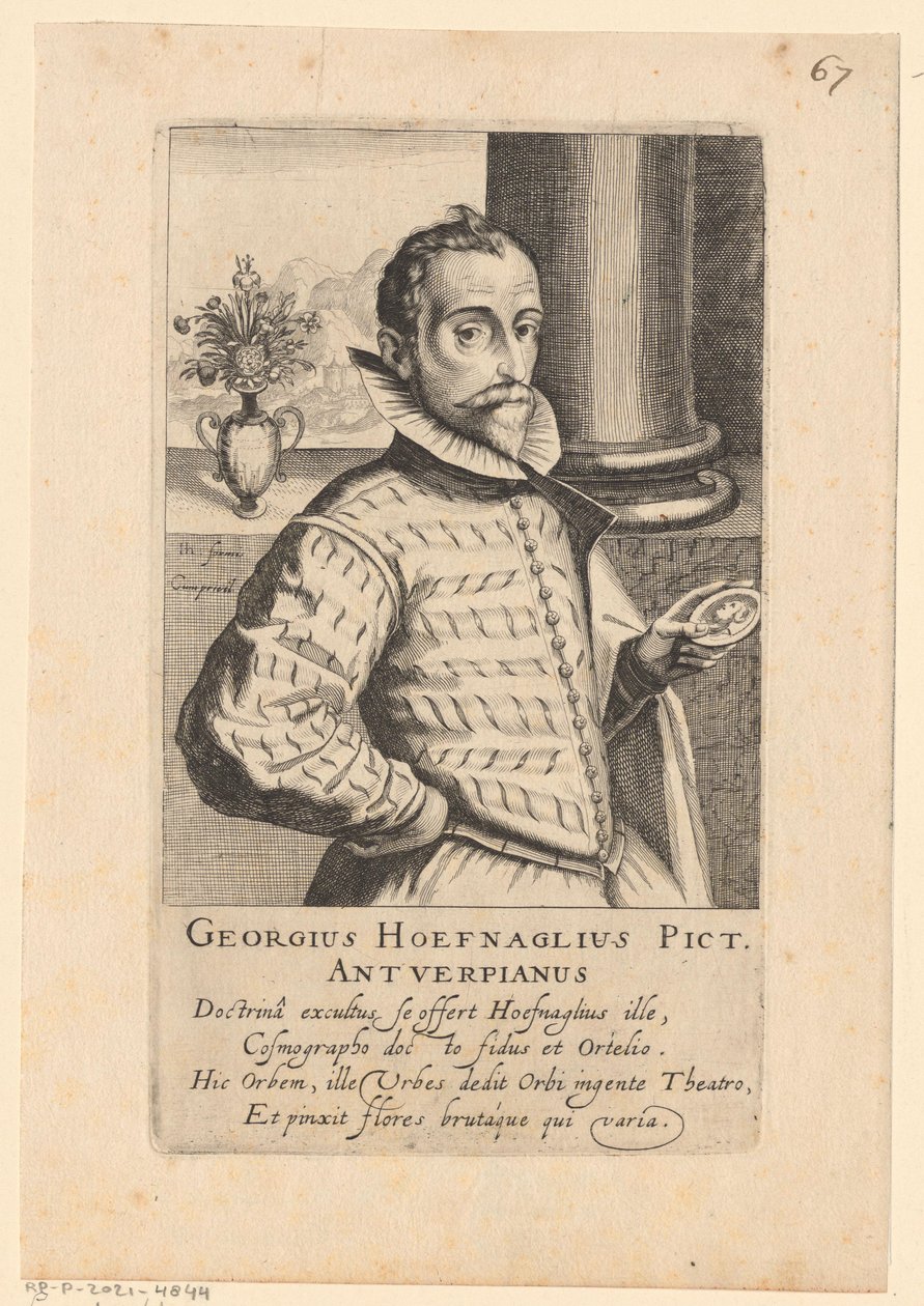 Joris Hoefnagel portréja alkotó: Simon Frisius