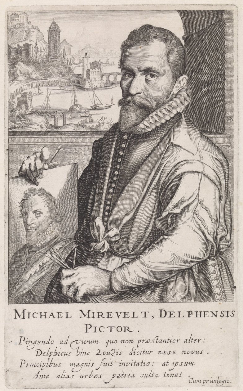 Michiel Jansz. van Mierevelt portréja alkotó: Simon Frisius