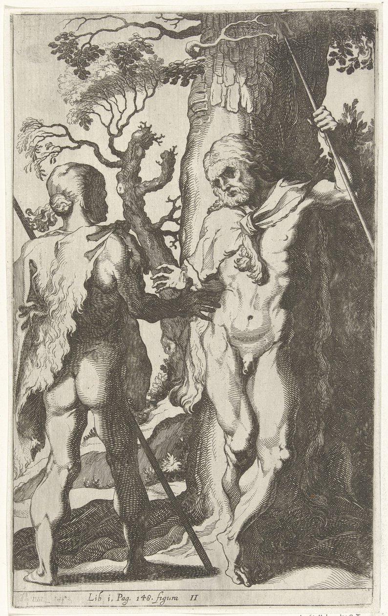 Két germán férfi alkotó: Simon Frisius