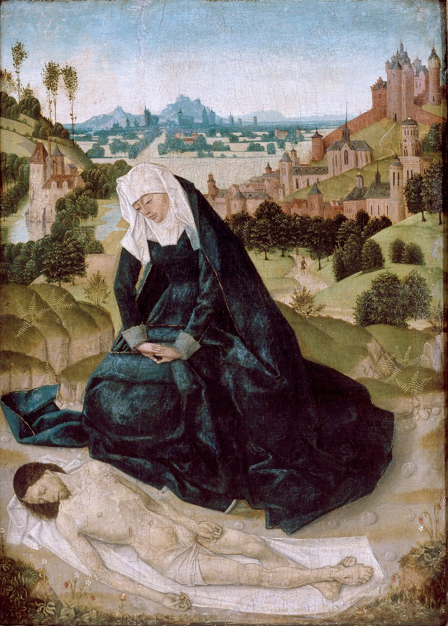 Pieta, 15. század alkotó: Simon Marmion