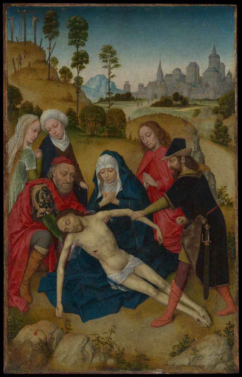 Die Beweinung Christi alkotó: Simon Marmion