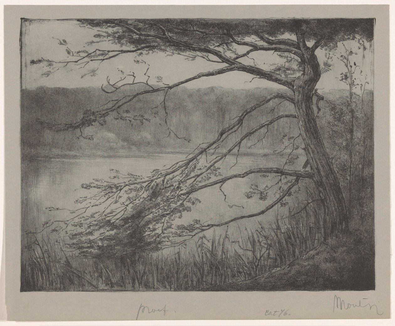 Ven Oisterwijk közelében alkotó: Simon Moulijn (signed by artist)