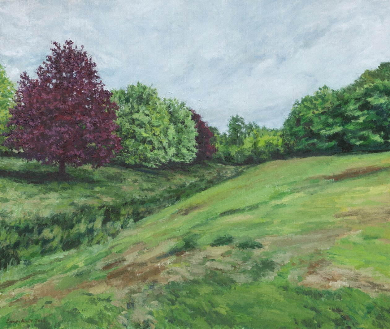 Richmond Park, 2018 (olaj, vászon) alkotó: Simon Neville
