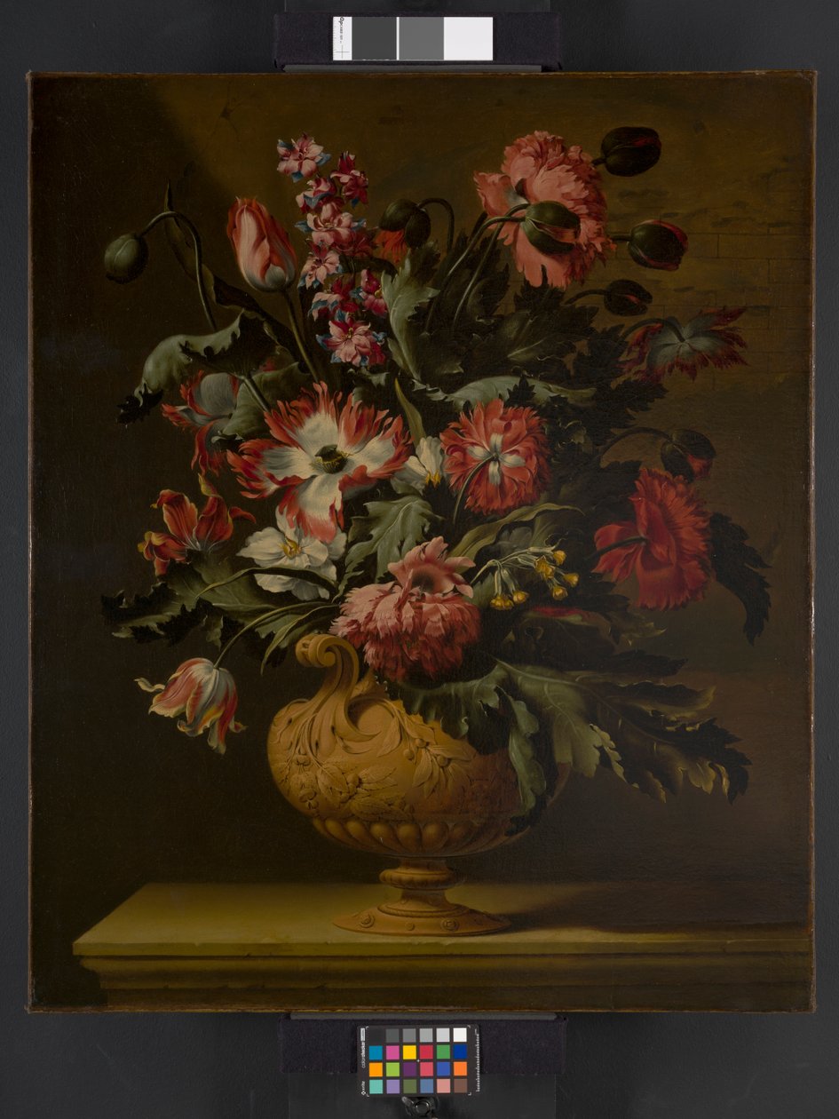 Egy váza virágokkal, 1710 előtt alkotó: Simon Peeterz Verelst