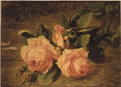 Rózsaszín rózsák alkotó: Simon Saint Jean