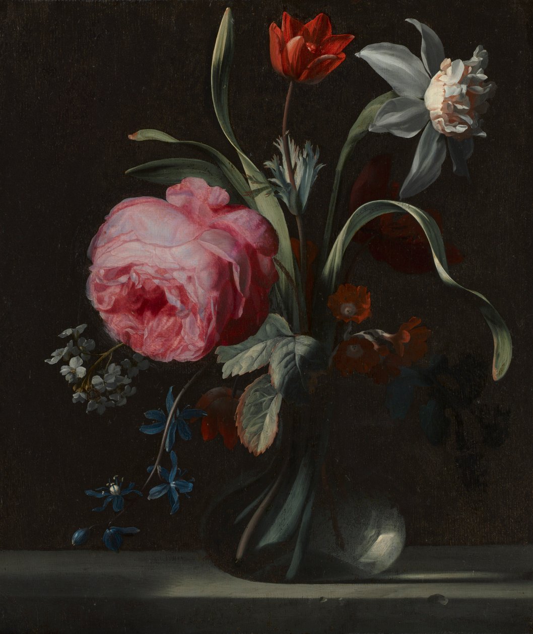 Virágok vázában, c. 1669. alkotó: Simon Verelst