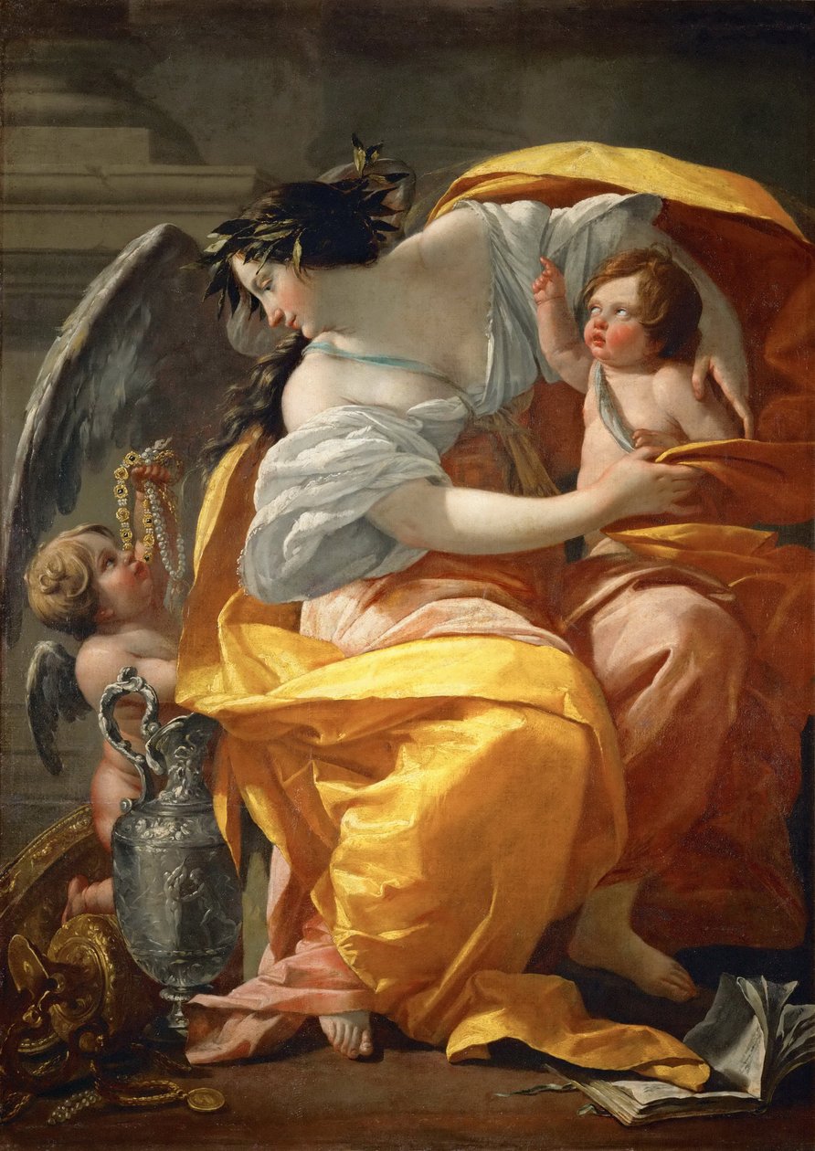 A gazdagság allegóriája alkotó: Simon Vouet
