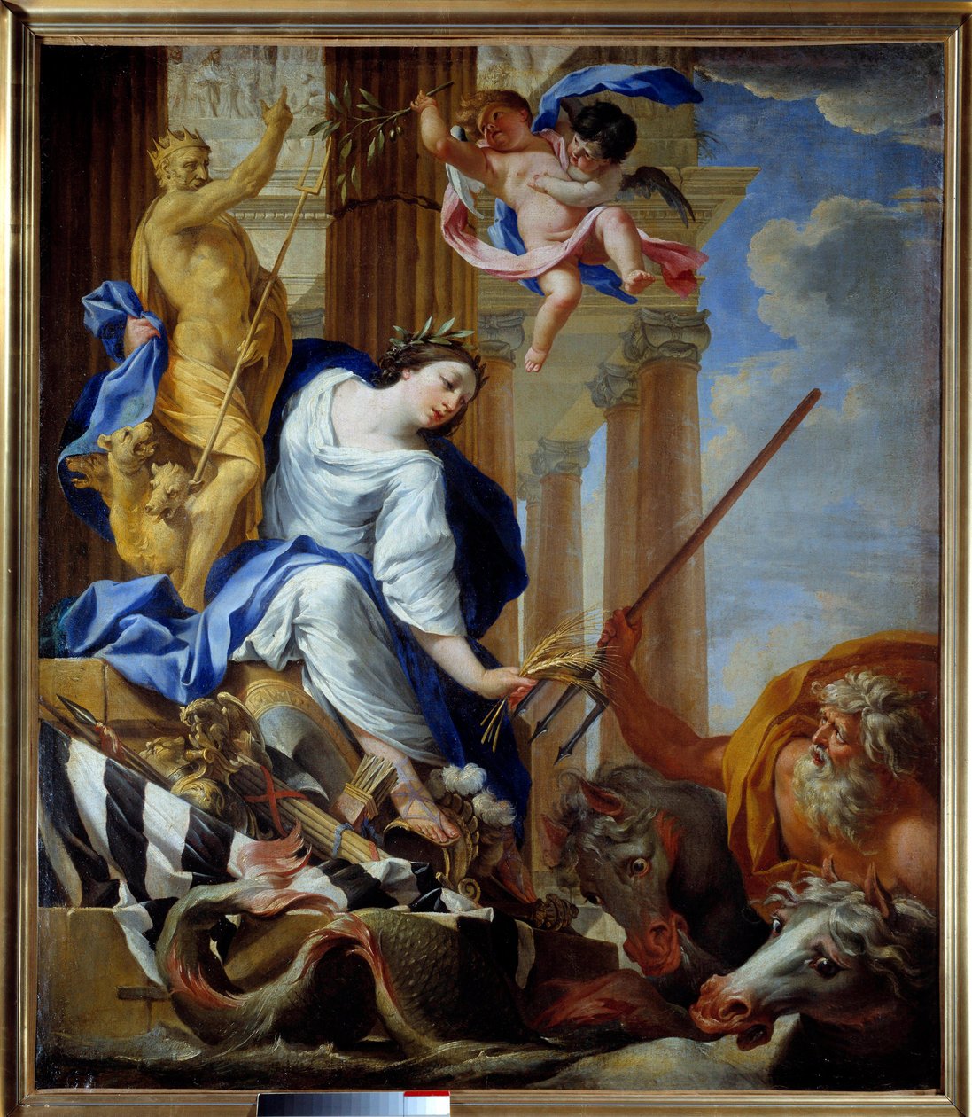 Simon Vouet (1590-1649) festményének allegóriája a béke előnyeiről 1645 Cherbourg, Musee Thomas Henry alkotó: Simon Vouet
