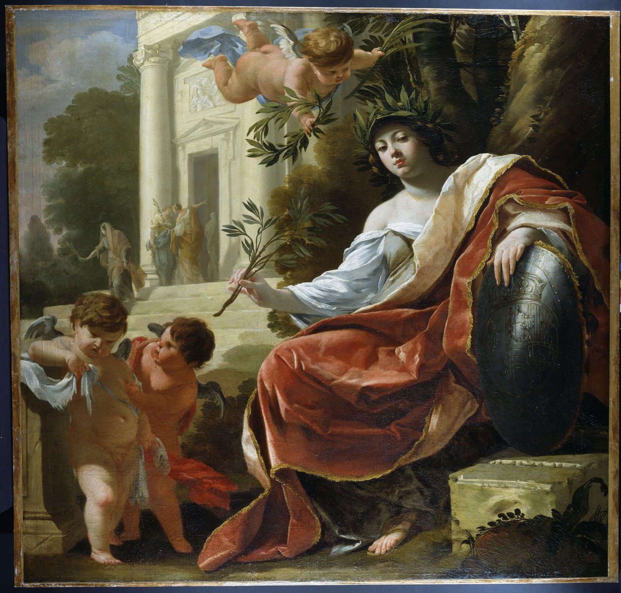 A béke allegóriája (olaj, vászon) alkotó: Simon Vouet
