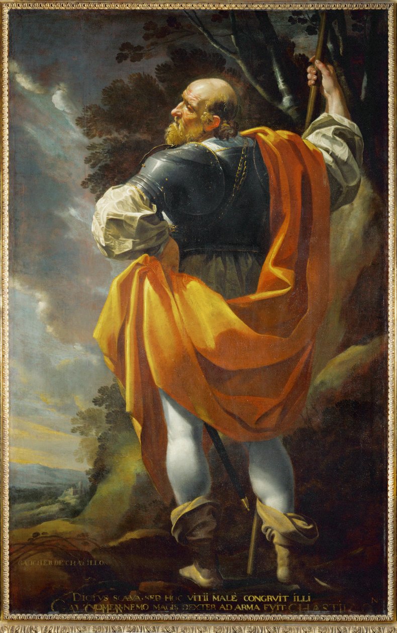 Gaucher de Chatillon, Franciaország Connetable-je ... alkotó: Simon Vouet