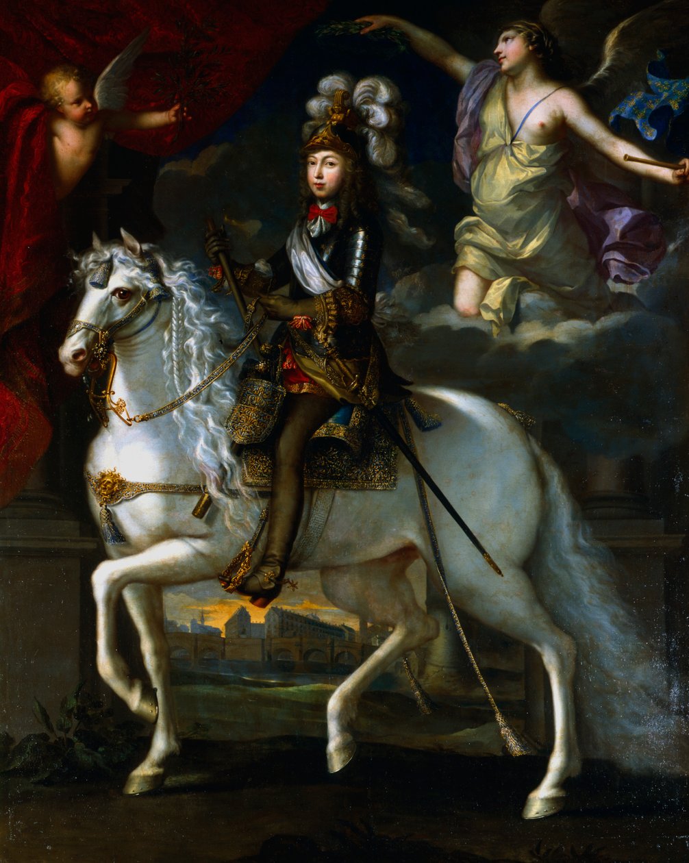 XIV. Lajos francia király, 1648 alkotó: Simon Vouet