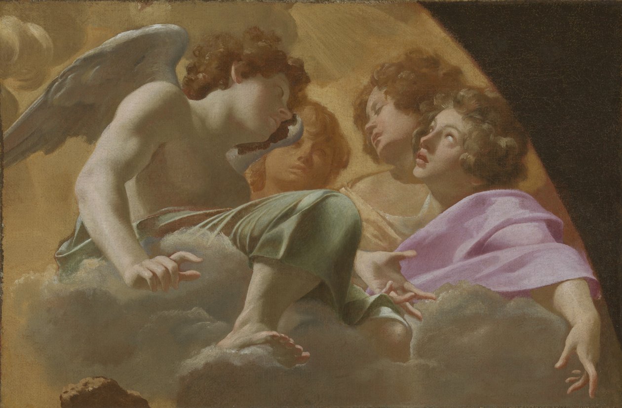 A Szent Péter-bazilika oltárképének modellje alkotó: Simon Vouet