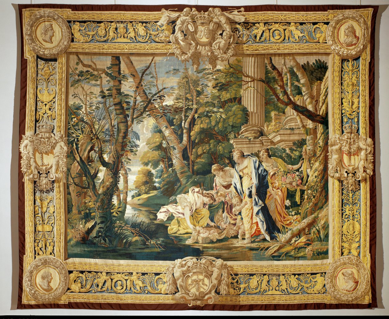 Mózes megmenekült a vízből ... alkotó: Simon Vouet