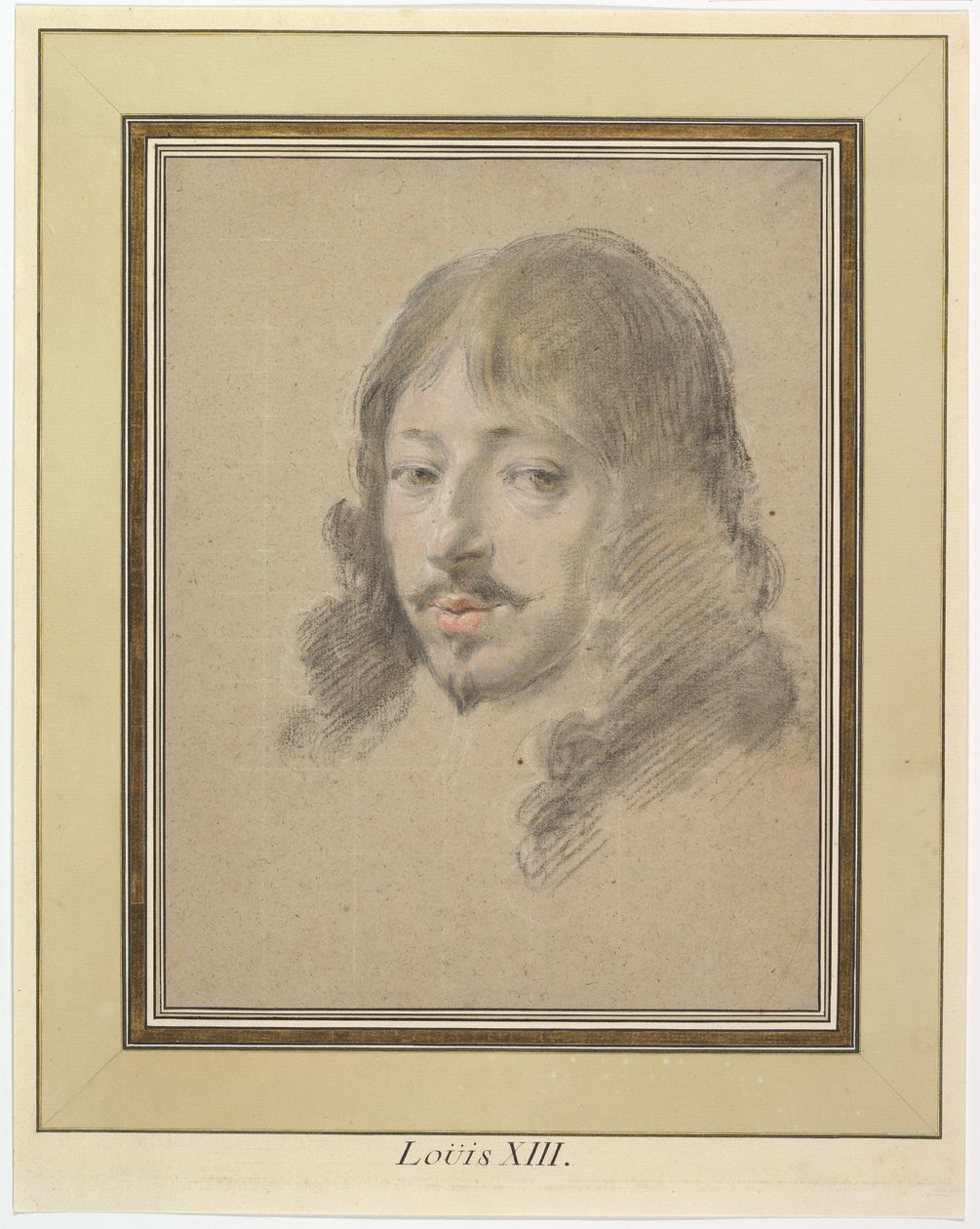 XIII. Lajos portréja alkotó: Simon Vouet