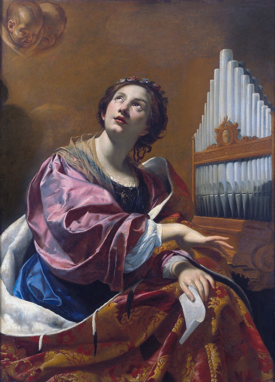 Szent Cecília alkotó: Simon Vouet