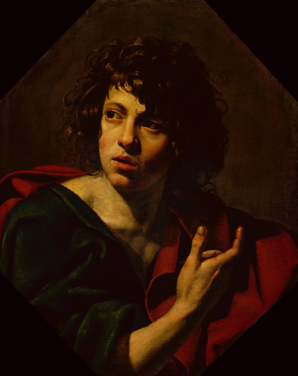 Szent János evangélista (olaj, vászon) alkotó: Simon Vouet