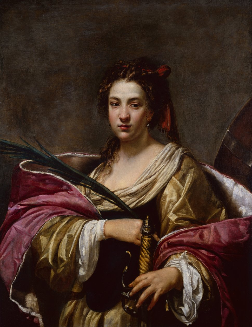 Szent Katalin (olaj, vászon) alkotó: Simon Vouet