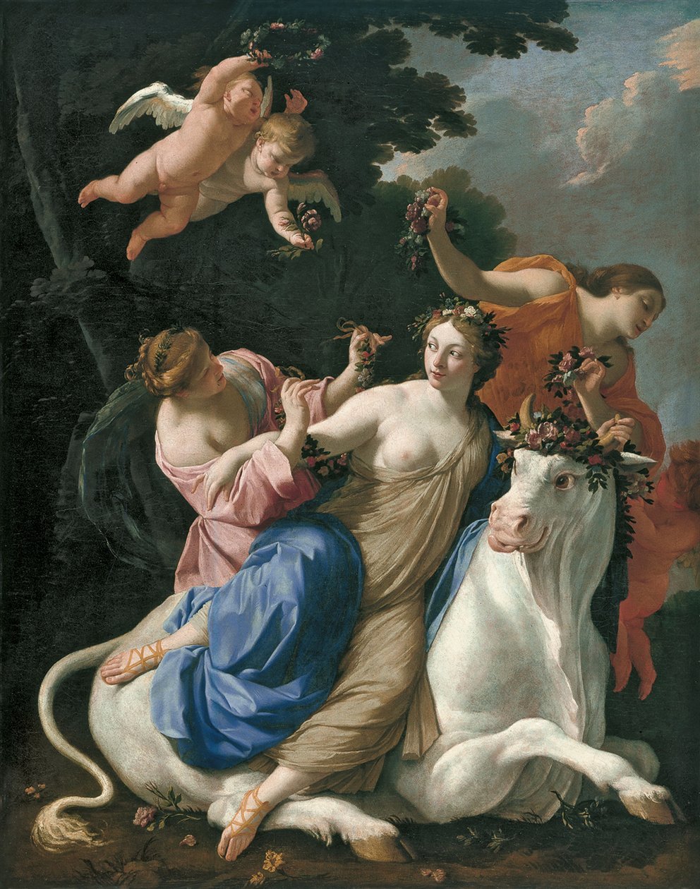 Európa megerőszakolása alkotó: Simon Vouet