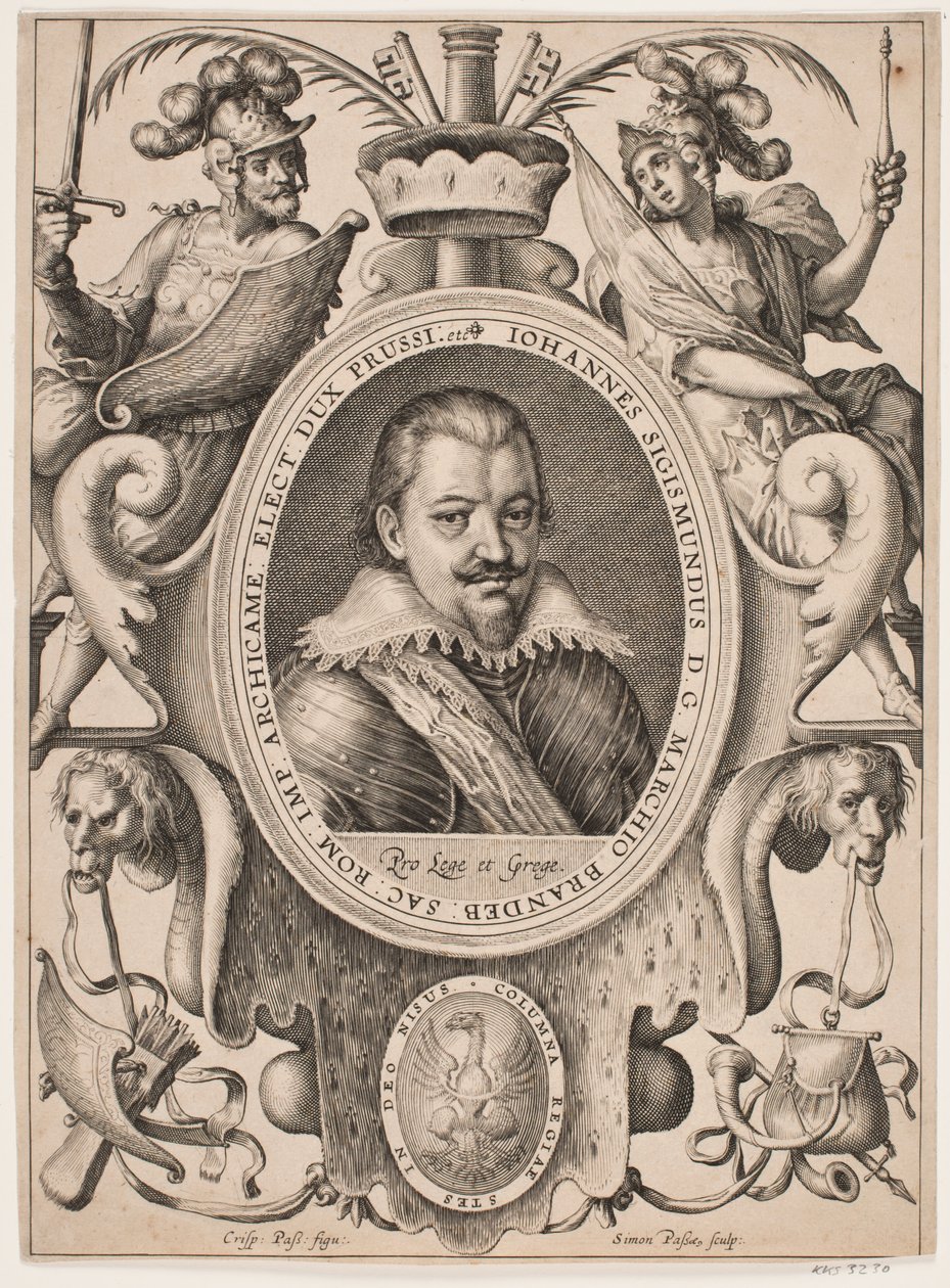 Brandenburgi Johan Zsigmond választófejedelem alkotó: Simon de Pas