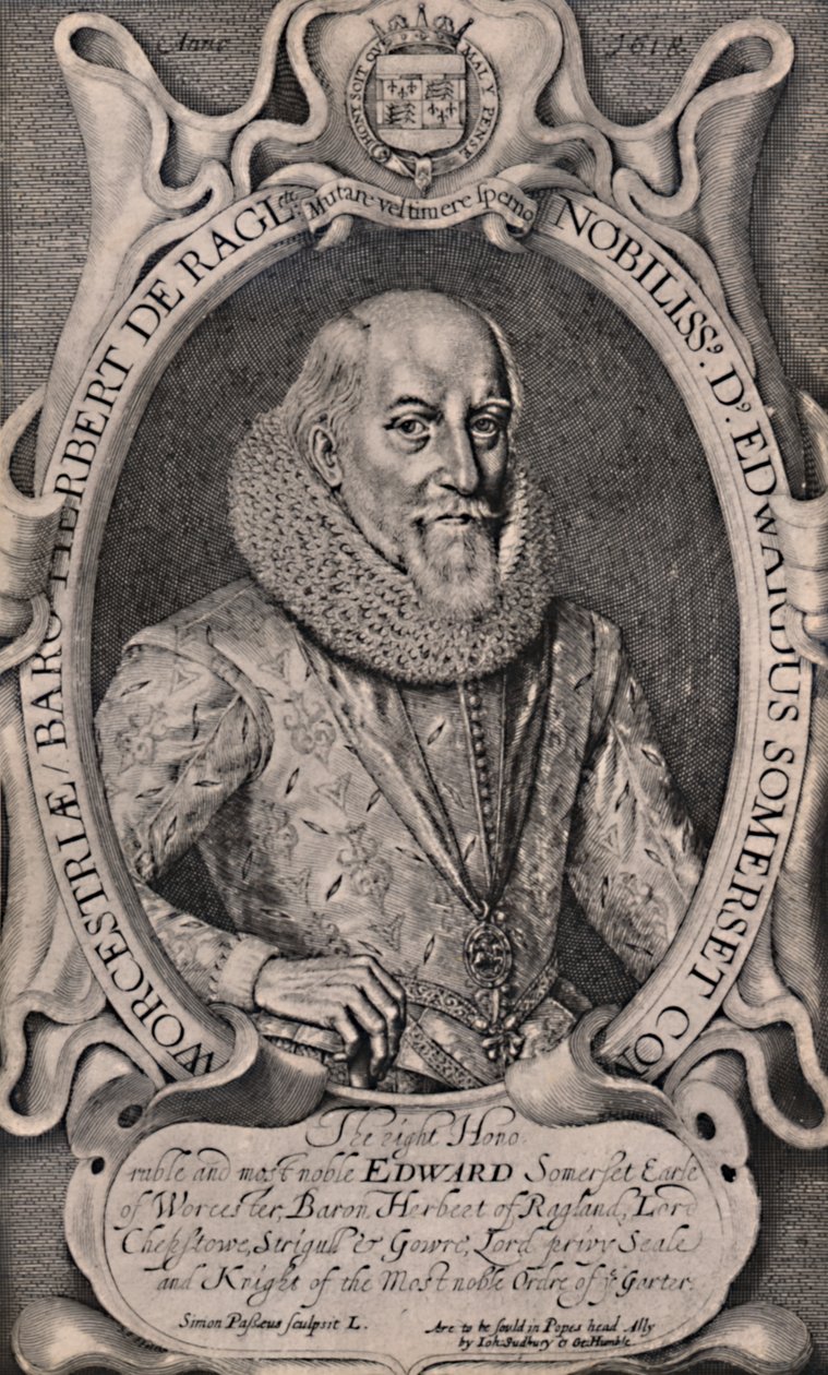 Edward Somerset, Worcester 4. grófja, angol udvaronc, 1618 1894 alkotó: Simon de Passe