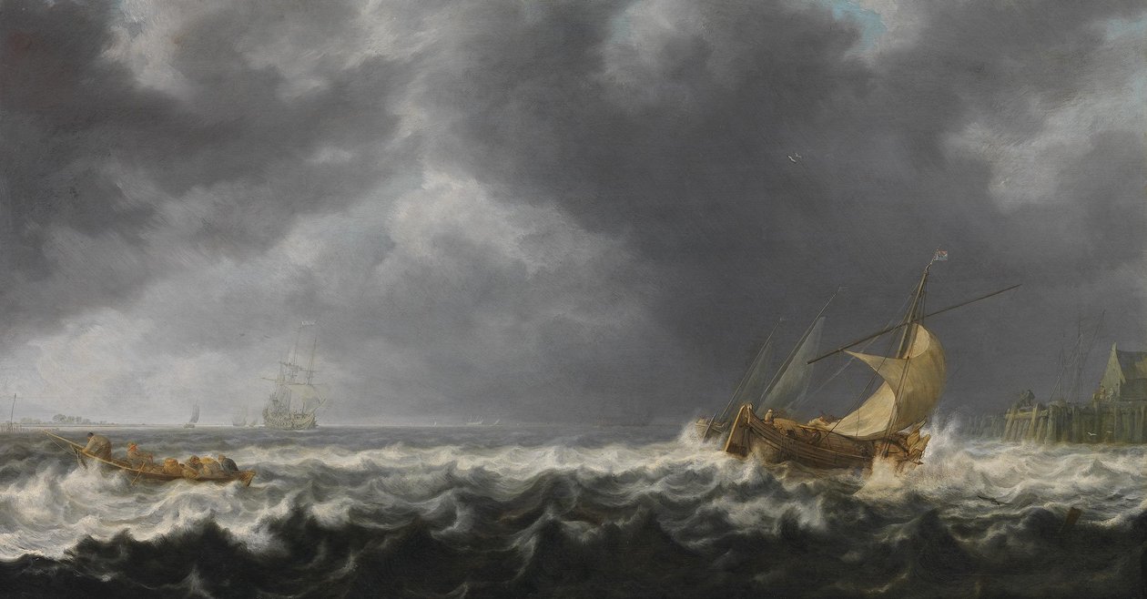 Viharos tenger alkotó: Simon de Vlieger