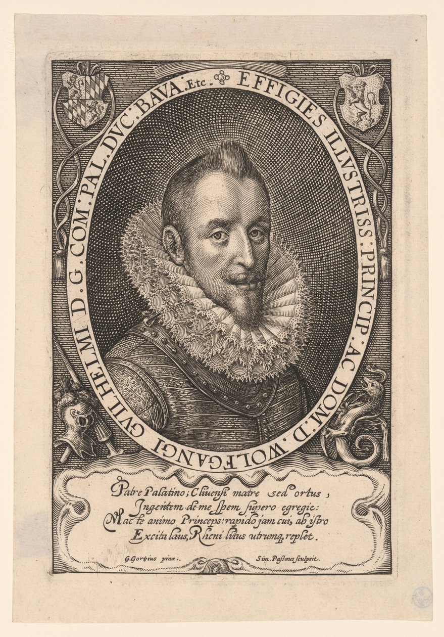 Wolfgang Vilmos, pfalzi gróf alkotó: Simon van de Passe