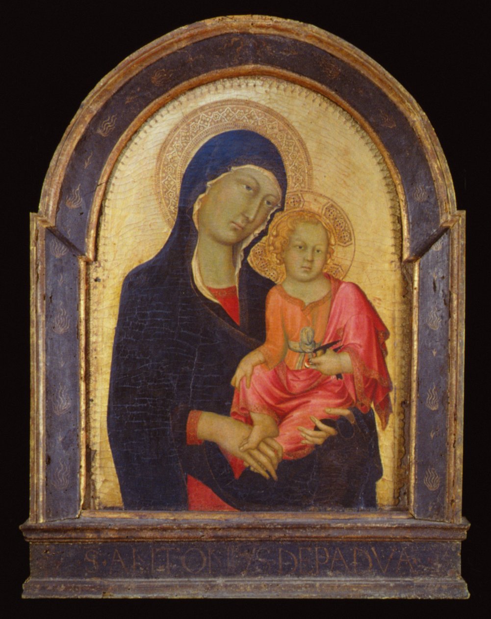 Szűz Mária és gyermeke, 1325-30 körül (nyárfa) alkotó: Simone Martini