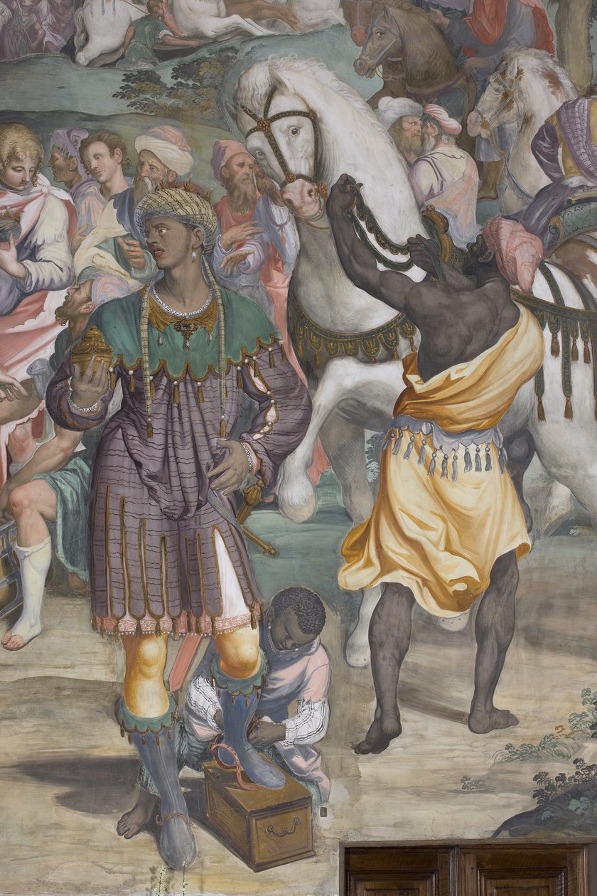 A bölcsek imádása, Presbitérium, 1578-82 alkotó: Simone Veneziano Peterzano