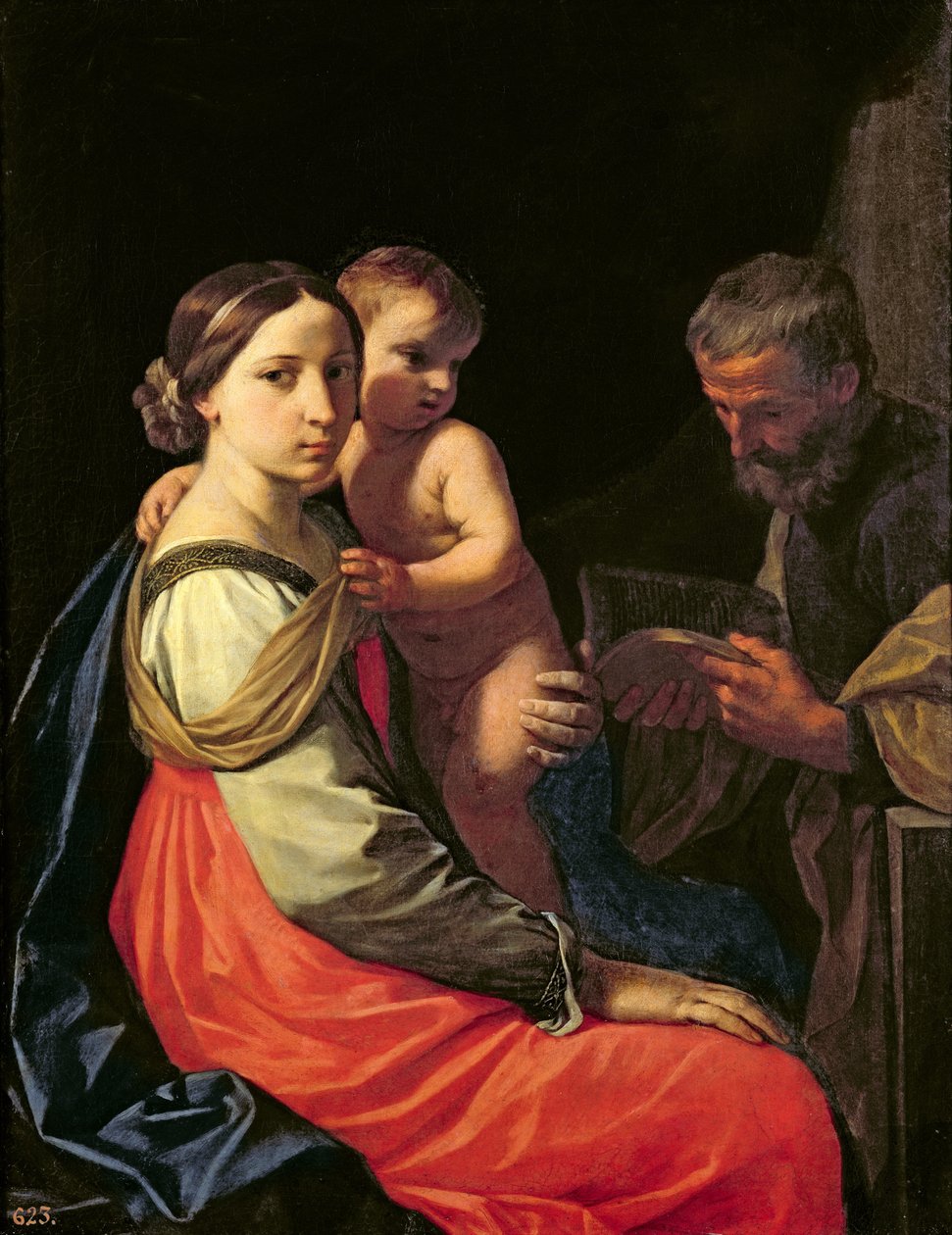 A Szent Család alkotó: Simone Cantarini
