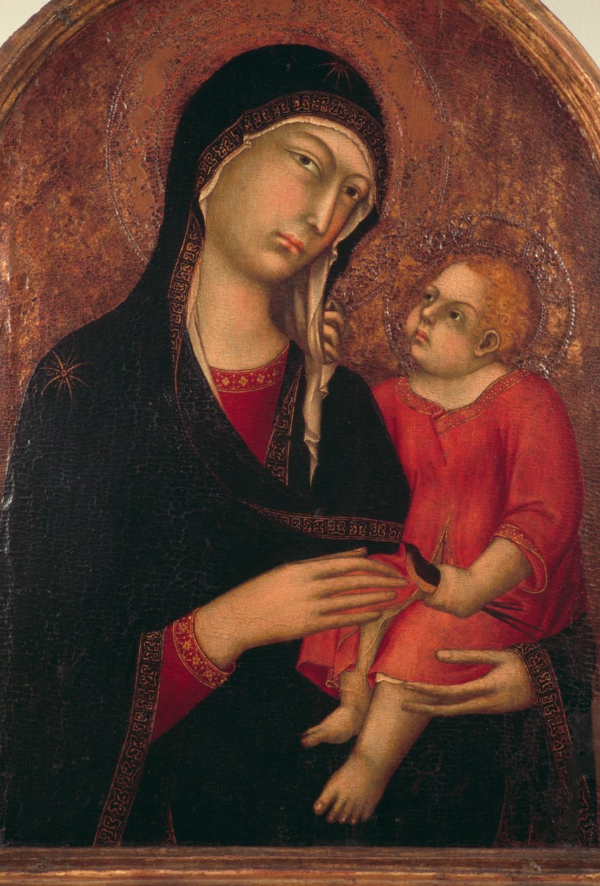 Madonna és gyermeke alkotó: Simone Martini