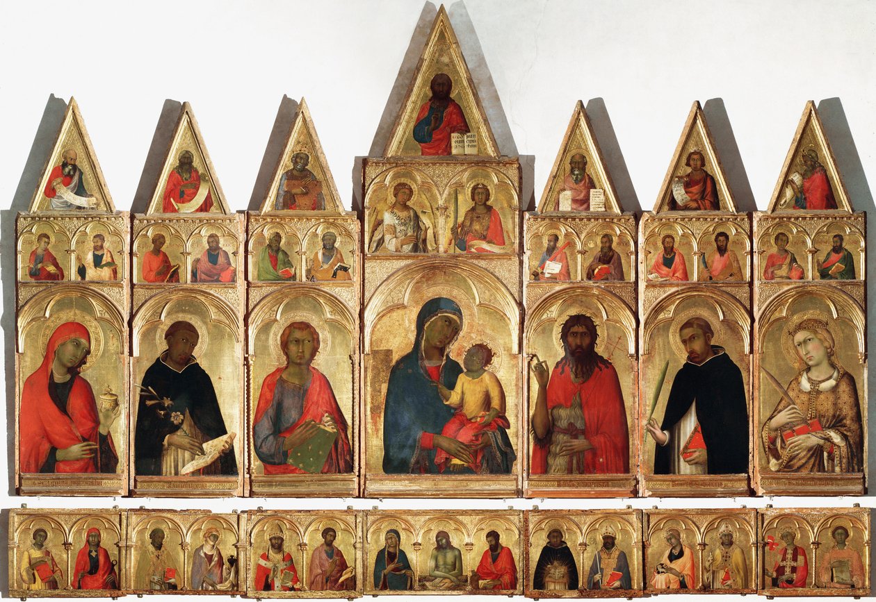 Szent Katalin poliptichonja, 1320 alkotó: Simone Martini