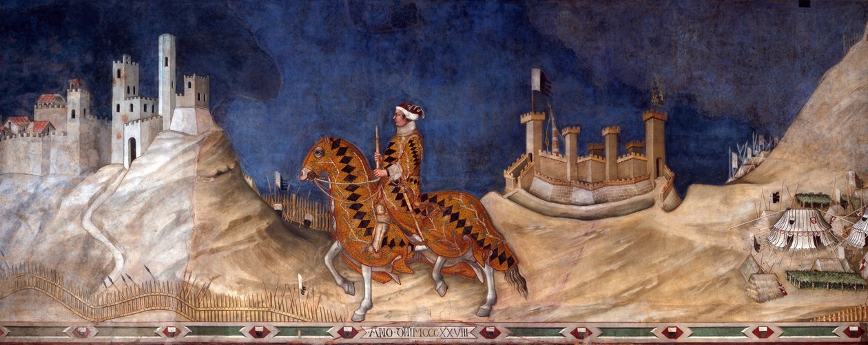 Guidoriccio da Fogliano, 1328 alkotó: Simone Martini di