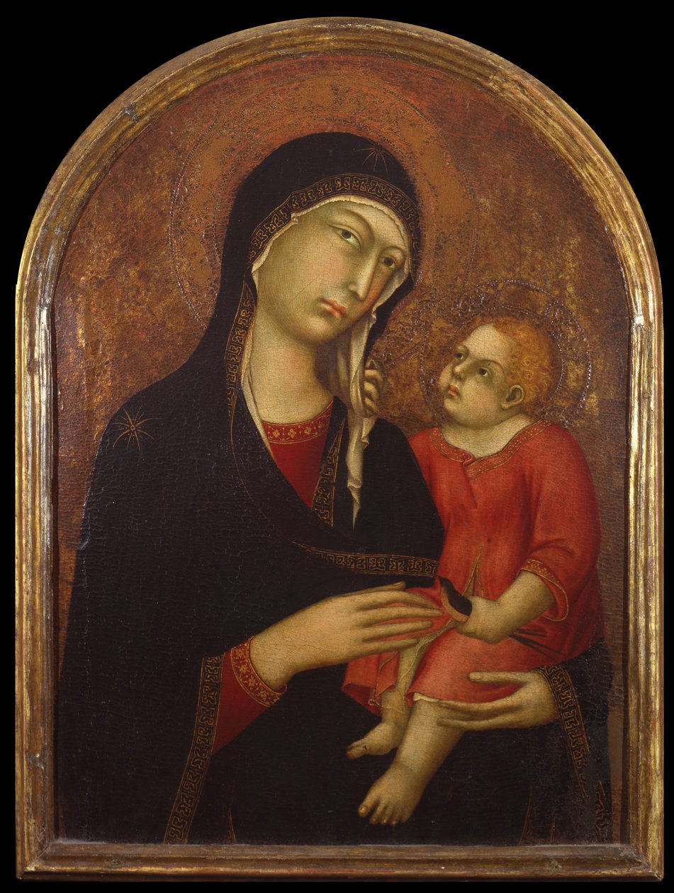 Szűz és gyermek, 14. század első harmada. alkotó: Simone Martini di