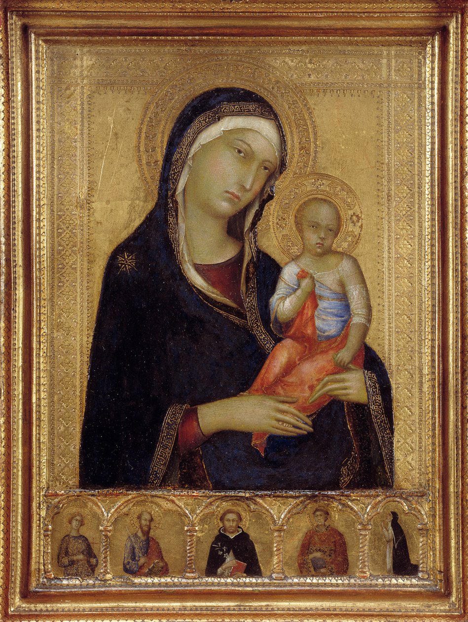 Szűz és gyermek, c. 1324-1325 alkotó: Simone Martini di