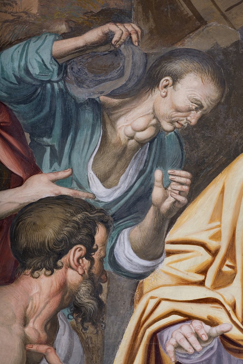 A Pásztorok imádása, 1578-82 (3497111 részlet) alkotó: Simone Veneziano Peterzano