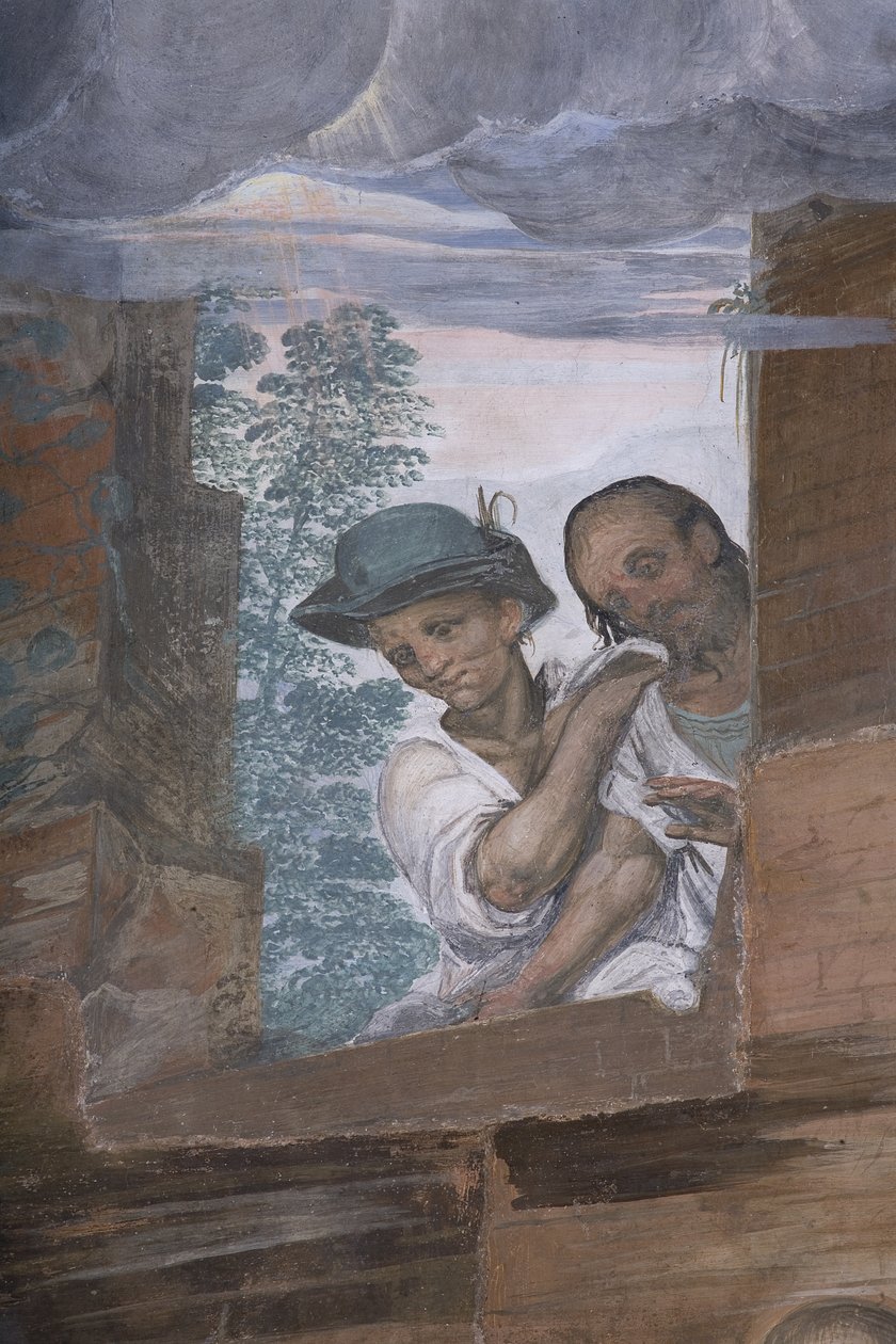 A Pásztorok imádása, 1578-82 (3497111 részlet) alkotó: Simone Veneziano Peterzano