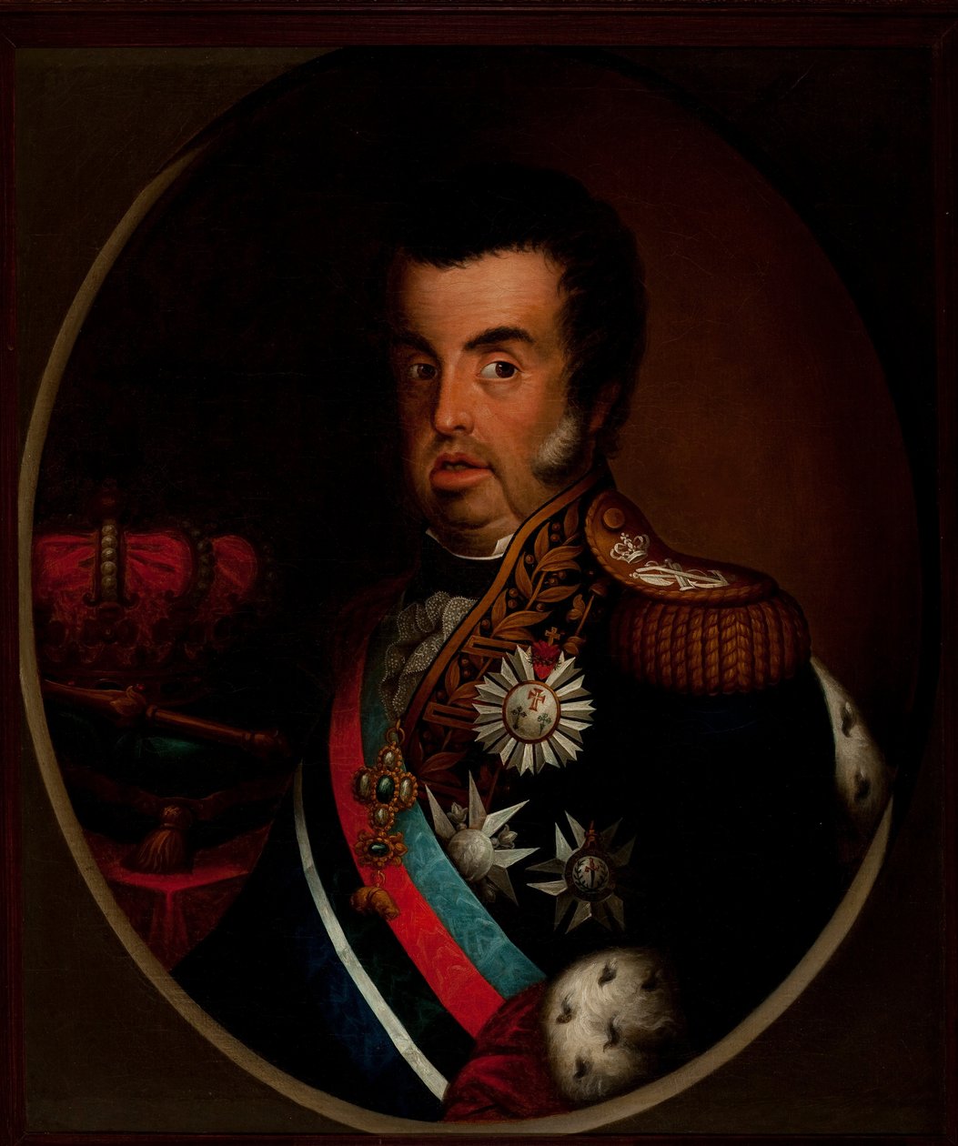 Dom Joao VI portréja (kb. 1820) alkotó: Simplicio Rodrigues de Sa