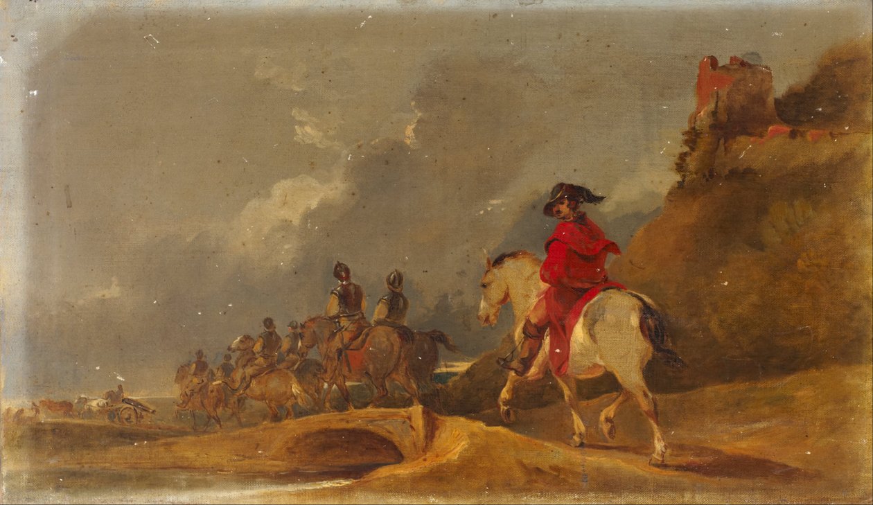 Lovasság a tájban alkotó: Sir Peter Francis Bourgeois