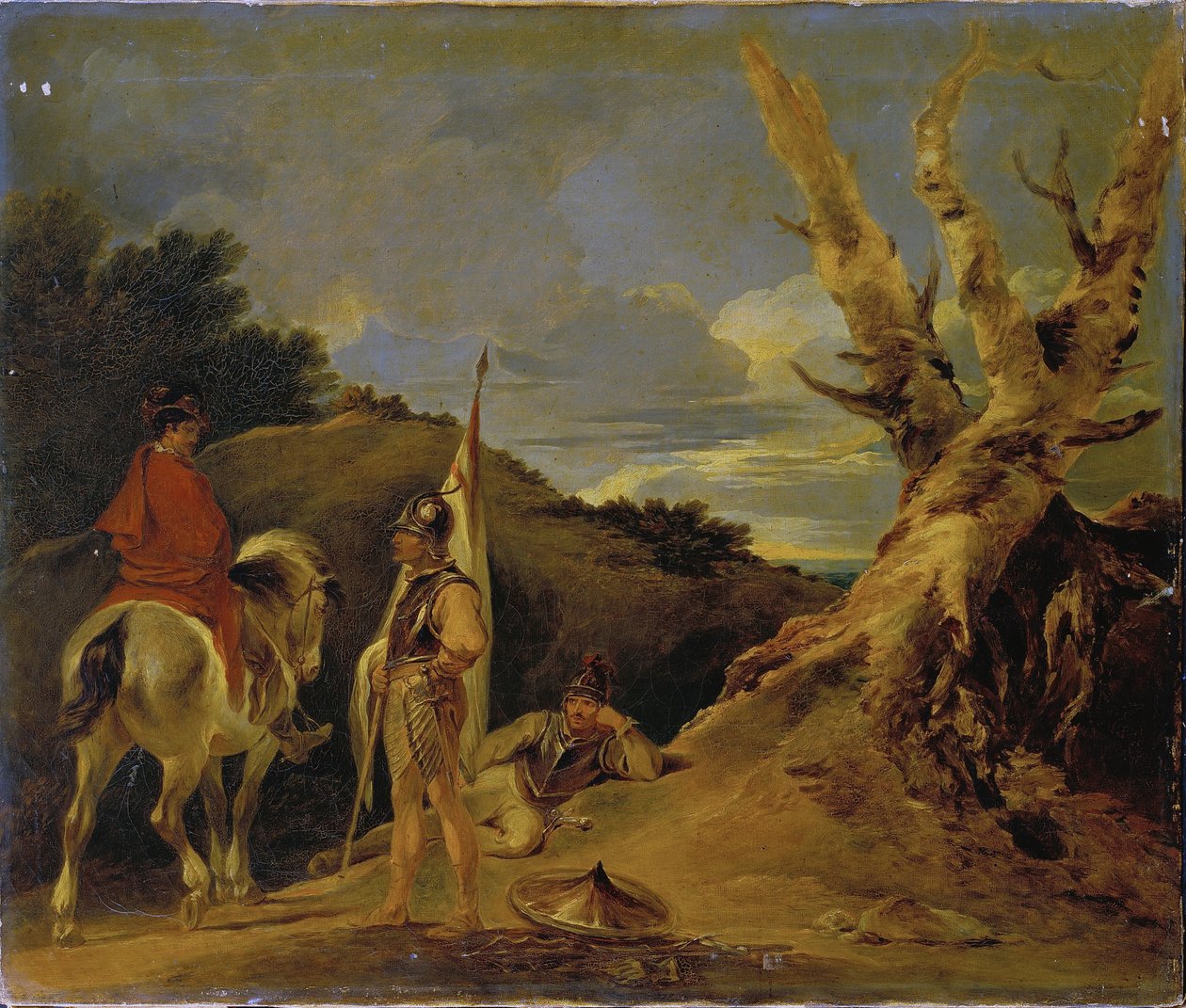 Táj a katonákkal alkotó: Sir Peter Francis Bourgeois