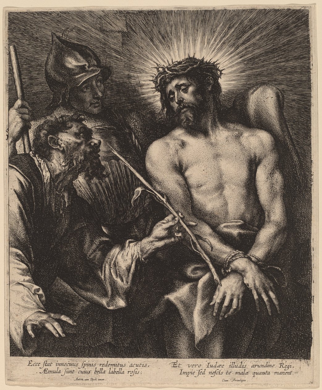 A tövissel megkoronázott Krisztus alkotó: Sir Anthony van Dyck and Lucas Emil Vorsterman