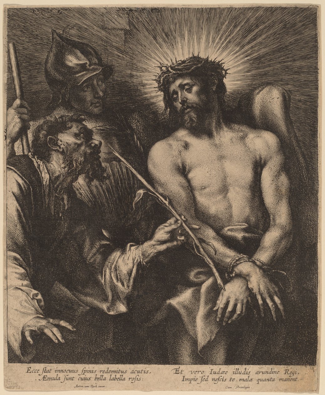 A tövissel megkoronázott Krisztus alkotó: Sir Anthony van Dyck and Lucas Emil Vorsterman