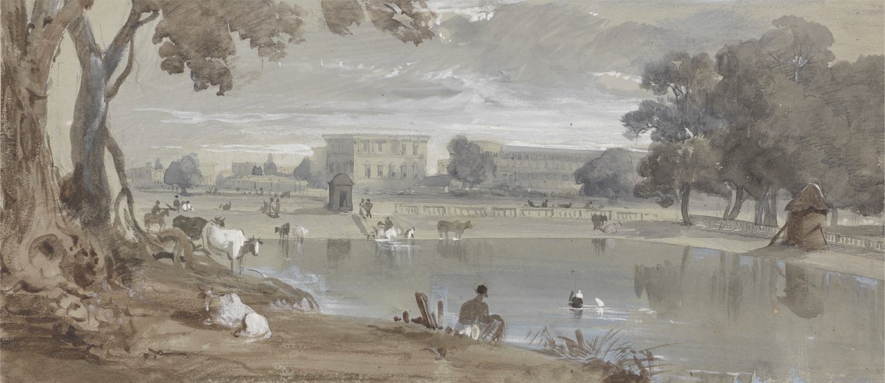 Kilátás Chowringhee részének - Kalkutta alkotó: Sir Charles D