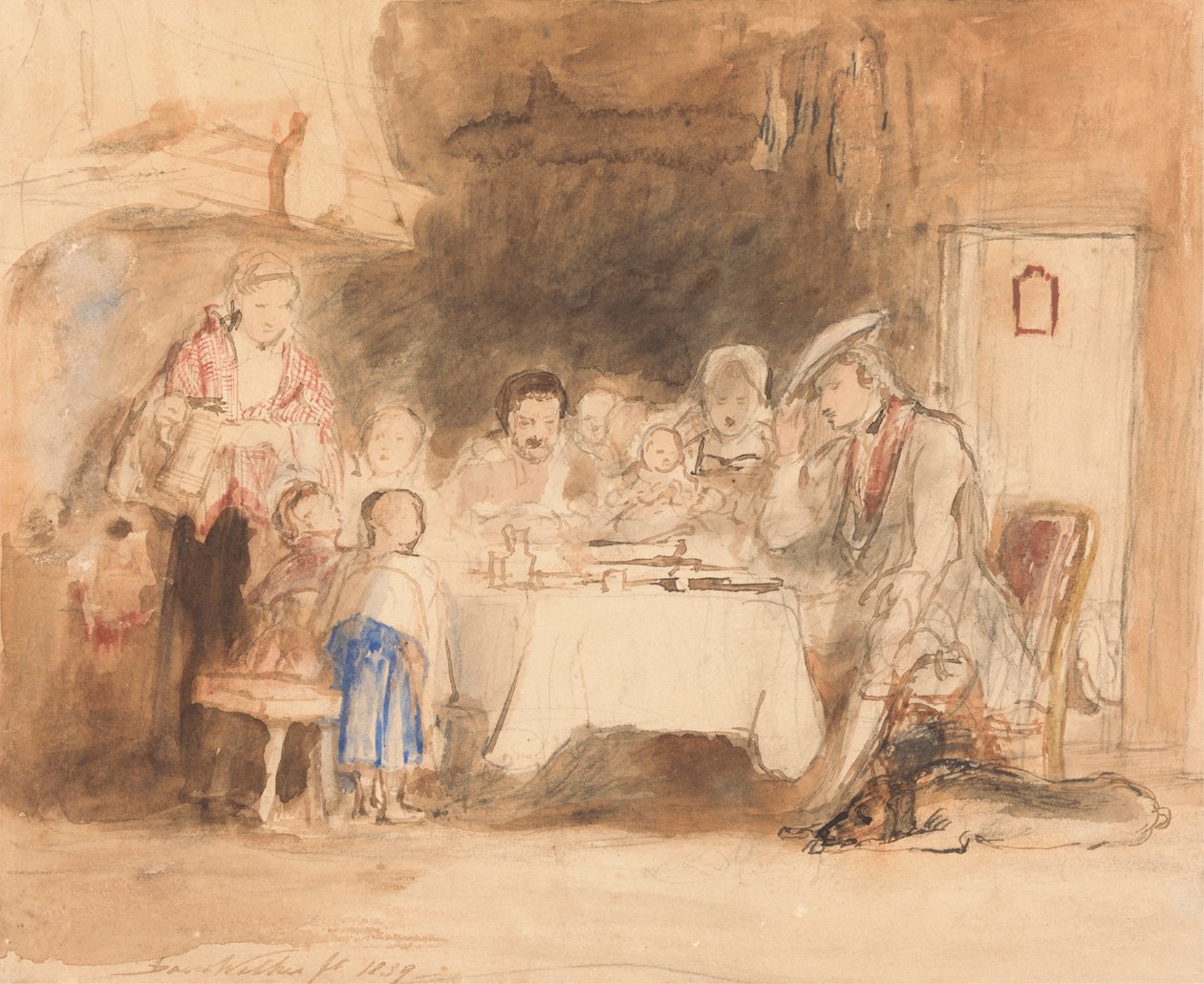 Grace a hús előtt alkotó: Sir David Wilkie