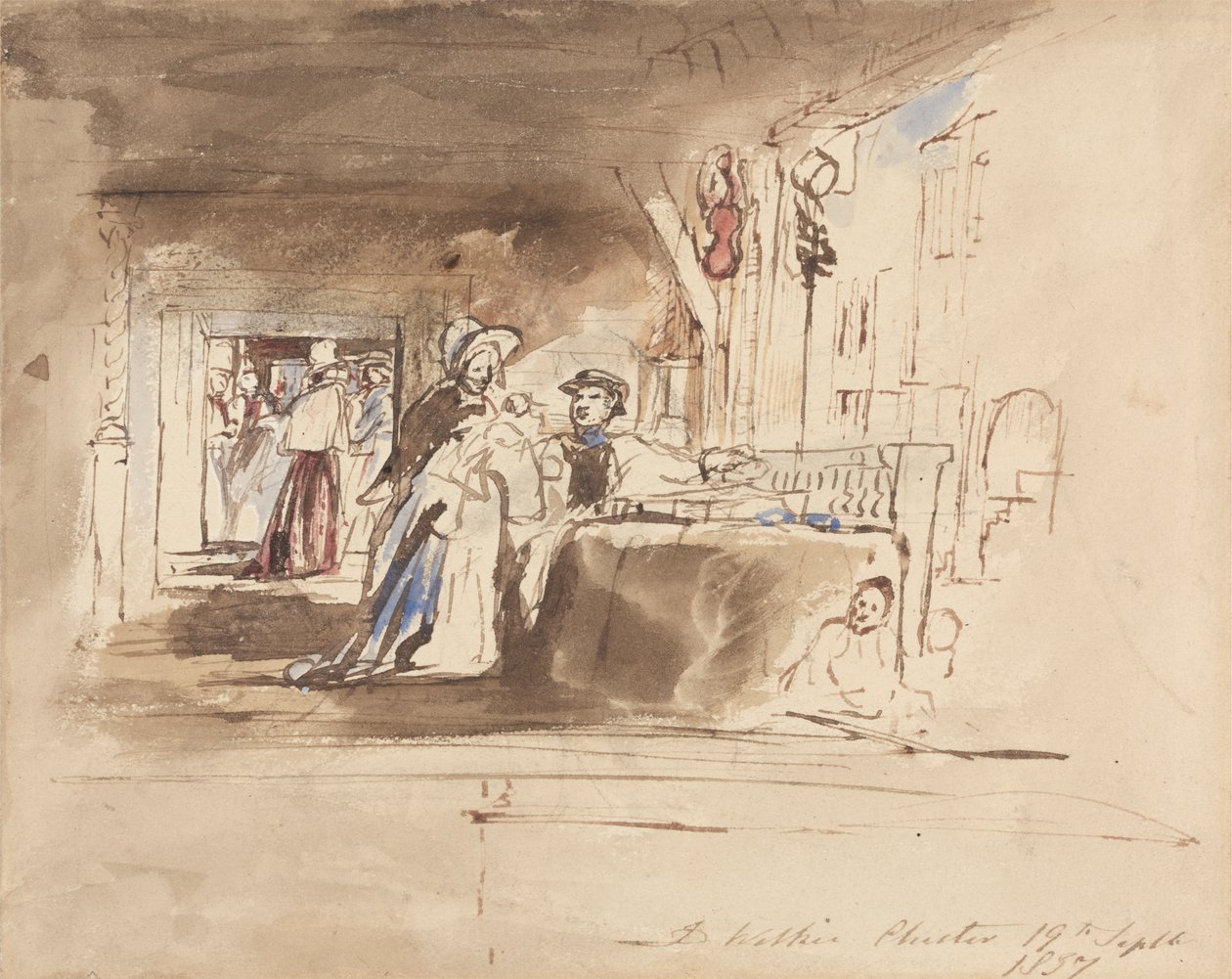 Vásárlás a sorokban, Chester alkotó: Sir David Wilkie